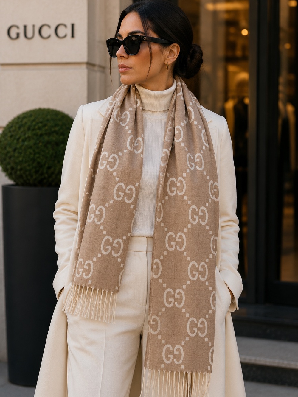 NWT Cashmere & Silk Scarf